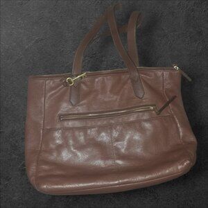 Fossil  Brown Leather Fiona Large Tote Shopper Shoulder Bag